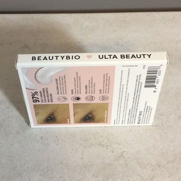 NWT BeautyBio Bright Eyes - 3 pair set eye gels - Picture 2 of 7